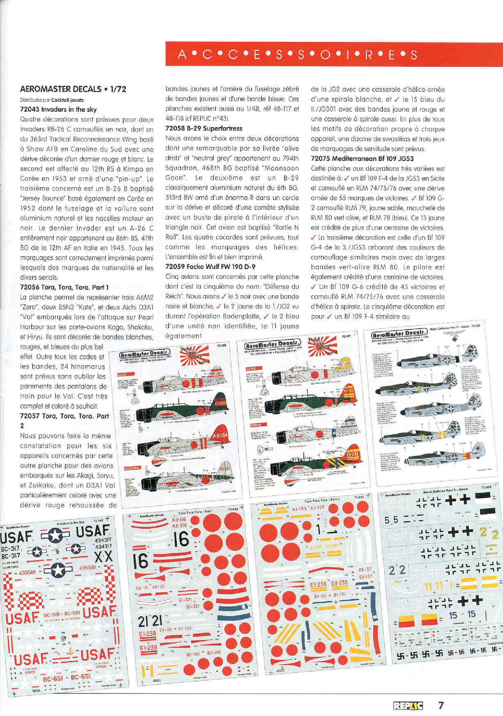 Replic 044 - Blenheim Mk I-IF, P-40N, Caproni Ca 313-314